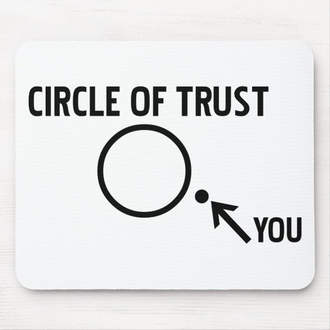 Circle Of Trust Mouse Pad (Front)