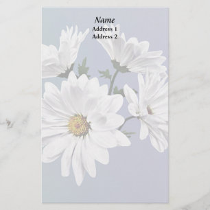Circle of White Daisies Wedding Products Stationery