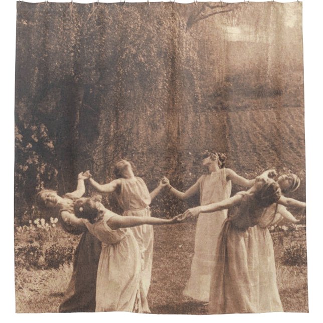 Circle Of Witches Vintage Women Dancing (Front)