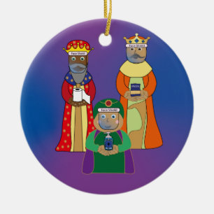 Circle Ornament Three Wise Men