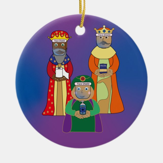 Circle Ornament Three Wise Men (Front)