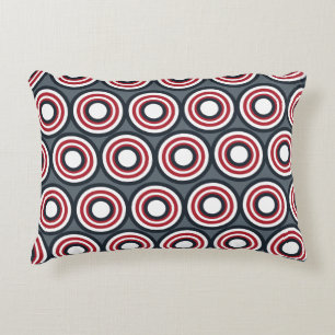 Circle Pattern Decorative Accent Pillow
