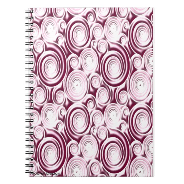 Circle pattern Notebook (Front)