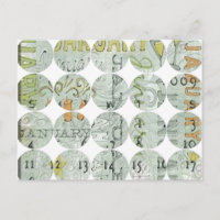 Circle Photo Postcard