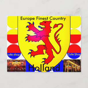 Circle Photo Postcard - holland 