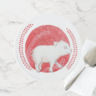 Circle Pig Cake Stand