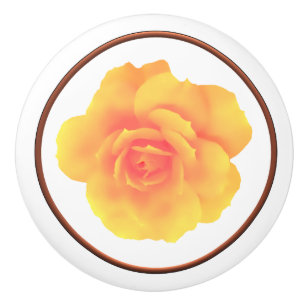 Circle Rose Cabinet Knob