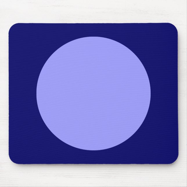 Circle - Shades of Blue Mouse Pad (Front)