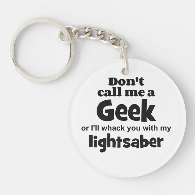 Circle (single-sided) Keychain (Front)