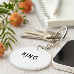 Circle-(single-sided) - Keychains, Lanyards: Keychain