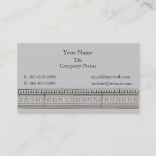 Circle Square Architectural Stone Custom Business Card