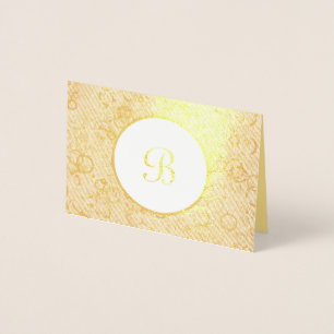 Circle Starburst Foil Card