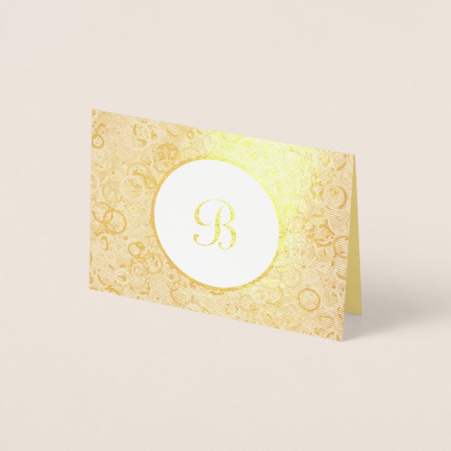 Circle Starburst Foil Card (Front)