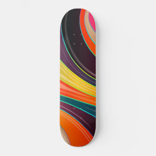 circle swirl abstract skateboard