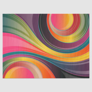 circle swirl abstract tissue paper