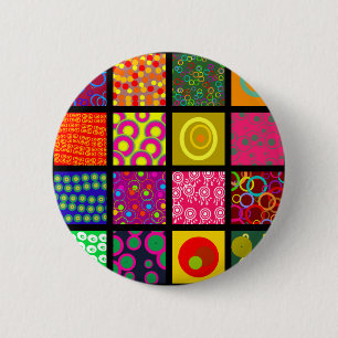 Circle Tile Wallpaper 2 Inch Round Button