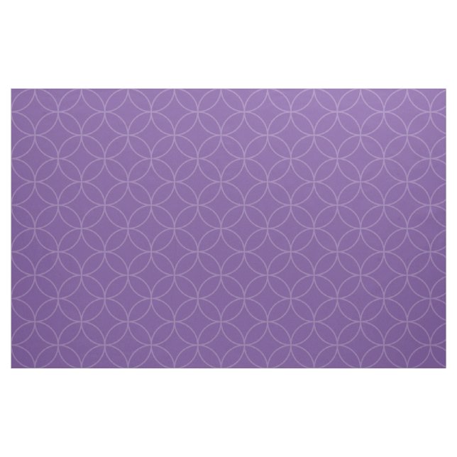 Circle Trans. Seamless Pattern white + your backg. Fabric (Fat Quarter)