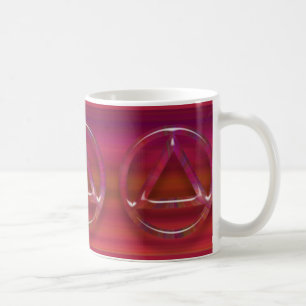Circle Triangle Recovery Sobriety Coffee Cup Mug