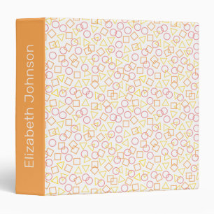 Circle Triangle Square 3 Ring Binder