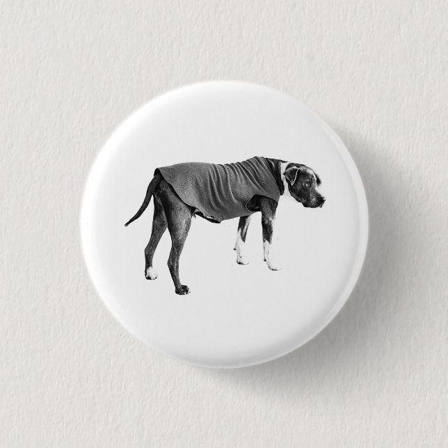 Circle Vest, Quiet Profile 1 Inch Round Button (Front)