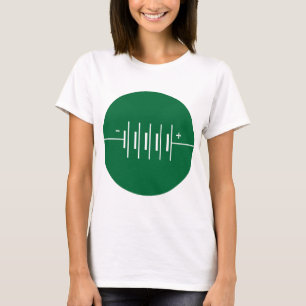Circled Batteries Symbol T-Shirt