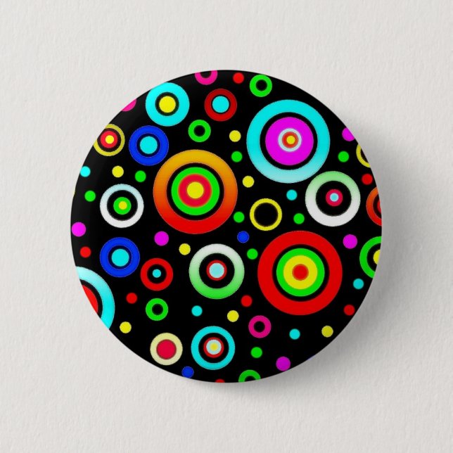 Circles 2 Inch Round Button (Front)