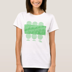 Circles and Box Design Effect T-Shirt