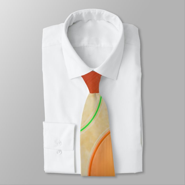 Circles and Rings Tie (Tied)