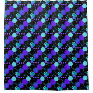 Circles and Round Shapes Pattern in Black