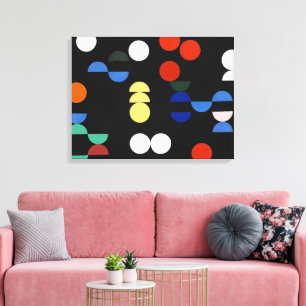 Circles and Semicircles Sophie Taeuber-Arp Canvas Print