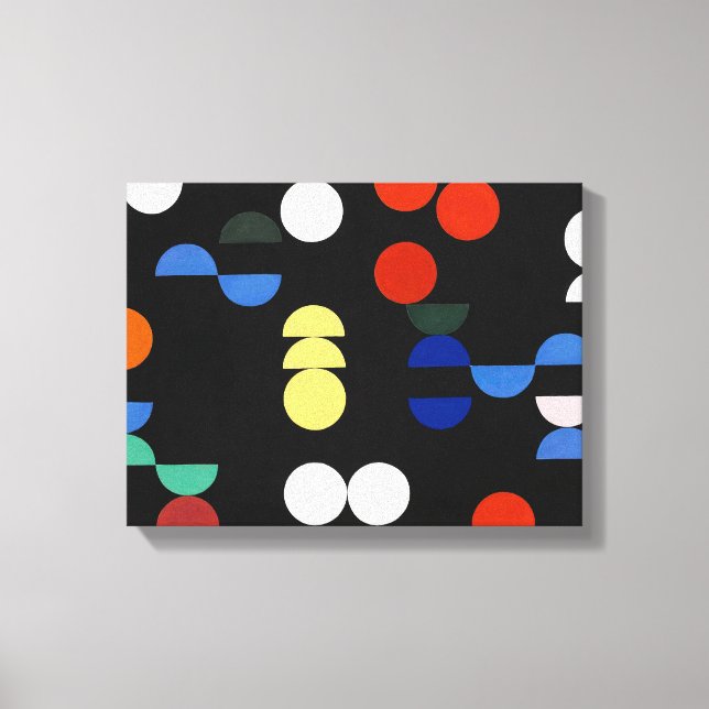 Circles and Semicircles | Sophie Taeuber-Arp | Canvas Print (Front)