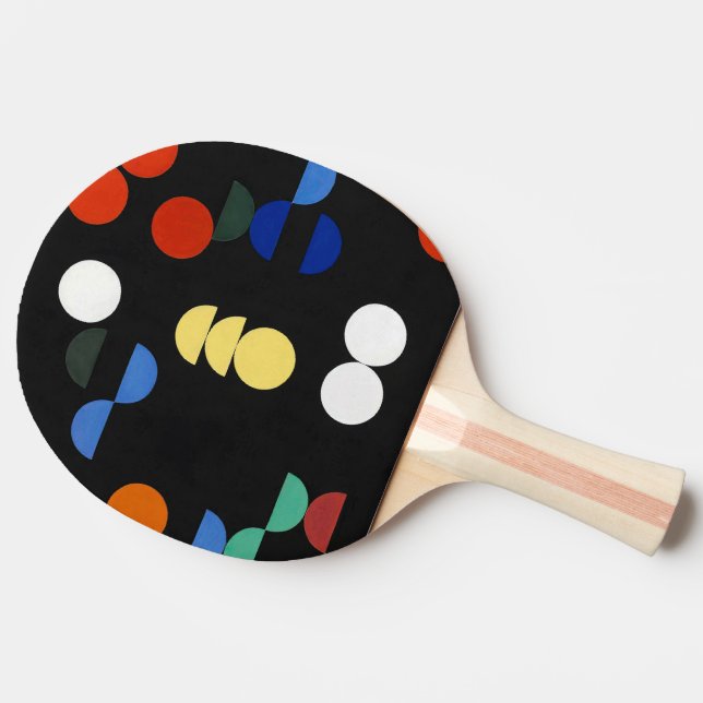 Circles and Semicircles | Sophie Taeuber-Arp | Ping Pong Paddle (Side)