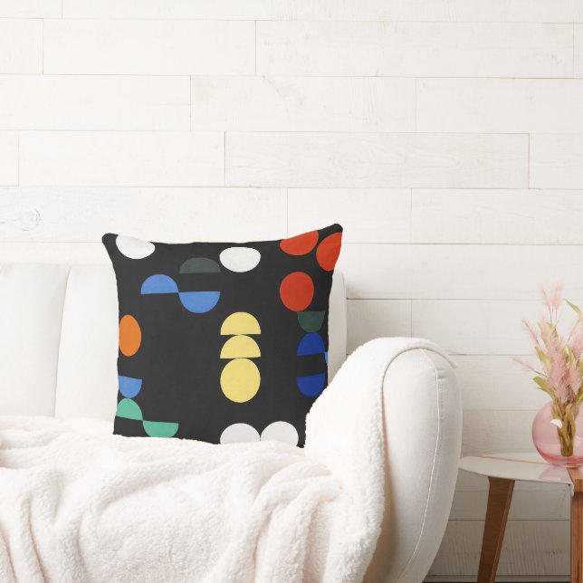 Circles and Semicircles | Sophie Taeuber-Arp | Throw Pillow (Couch)