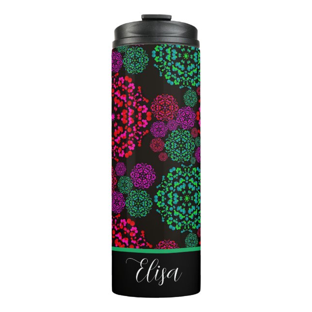 Circles art thermal tumbler (Front)