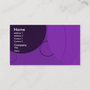 Circles Background Business Card