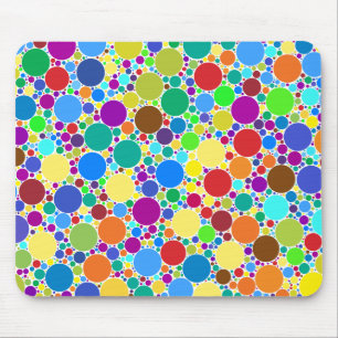circles background mouse pad