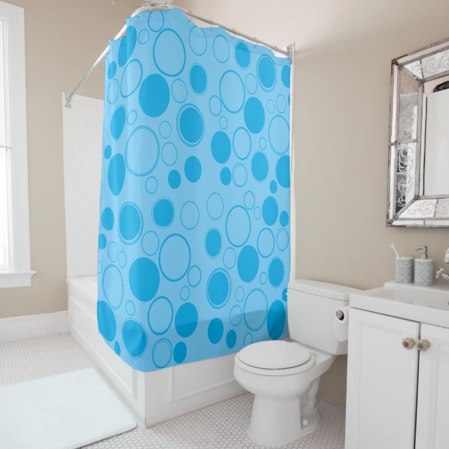 Circles, Bubbles, Blue and Cyan (In Situ)
