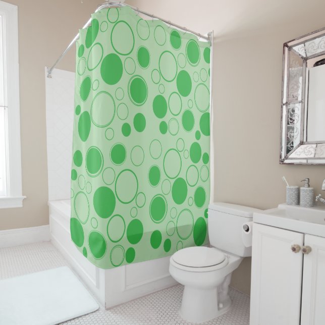 Circles, Bubbles, Green and Lime (In Situ)
