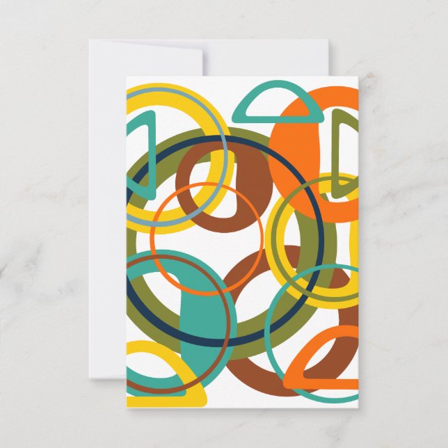 Circles, Circles  Thank You Card (Front)