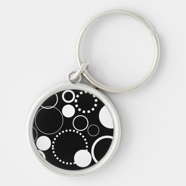 Circles & Dots Keychain (Front)