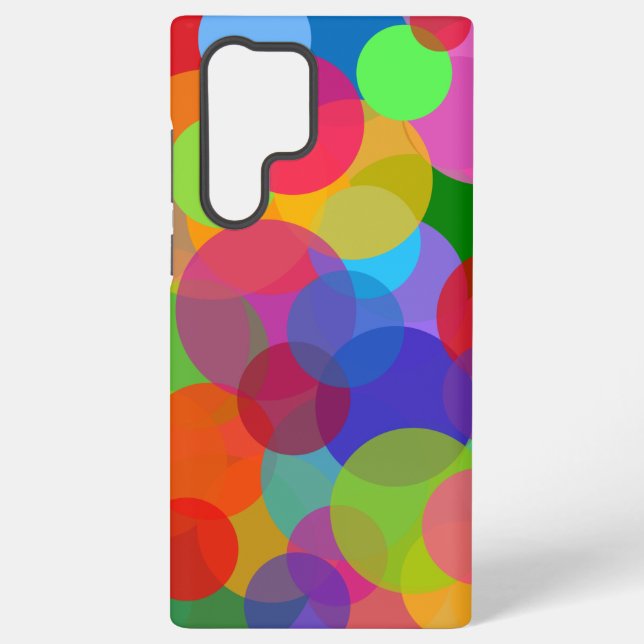 Circles & Dots Samsung Galaxy S22 Ultra Case (Back)