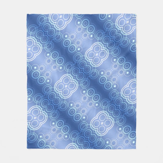 Circles Fleece Blanket (Front)