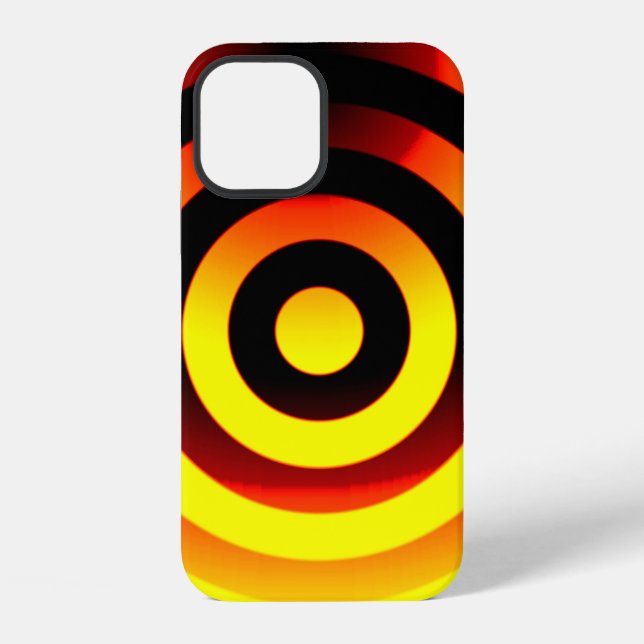 circles geometric backgrounds pattern in coloured  iPhone case (Back)