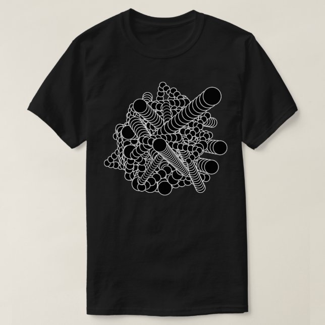 circles geometric tubes T-Shirt (Design Front)