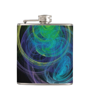 Circles Hip Flask