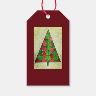 Circles Holiday Tree Gift Tags