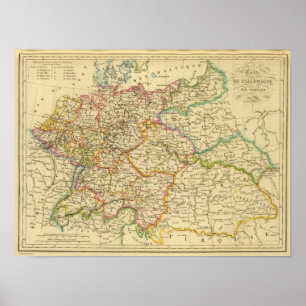 Circles in Germany by 1789 Poster