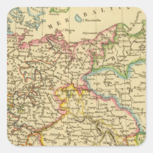 Circles in Germany by 1789 Square Sticker