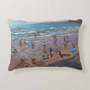 Circles in the Sand Sidmouth 2007 Accent Pillow