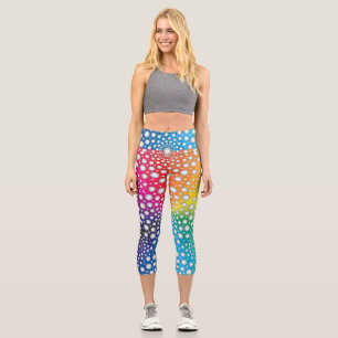 Circles Mandala 2 Capri Leggings